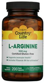 L-arginine Caps 500mg W/b6 200 Veg