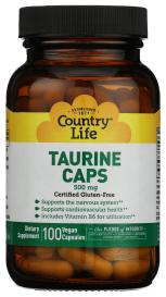 Taurine Caps 500 Mg 100 Veg