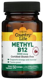 Methyl B-12 3000 Mcg 50 Loz
