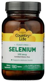 Selenium 100mcg Yeast Free 180 Tab