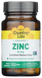 Chelated Zinc 50 Mg 100 Tab