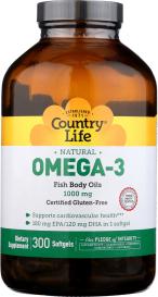 Omega-3 1000mg Fish Oils 300 Sg
