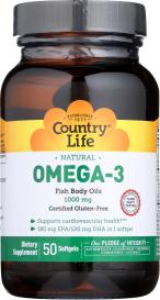 Omega-3 Fish Oil 1000 Mg 50 Sg