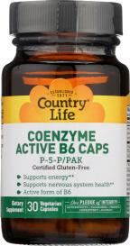 Coenzyme Active B6 Caps 30 Veg