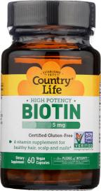 High Potency Biotin 60 Veg
