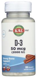 D-3 Chewable Cin 2000iu 200 Chw