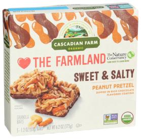 Organic Sweet & Salty Peanut Pretzel Chocolate Granola Bars 6.2 Oz