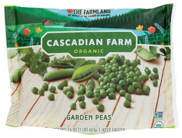Organic Frozen Sweet Peas 16 Oz