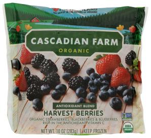 Organic Frozen Harvest Berries 10 Oz