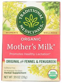 Organic Mothers Milk Herbal Tea 16 Ct
