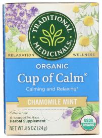 Organic Cup Of Calm Herbal Tea 16 Ct