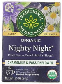 Organic Nighty Night Herbal Tea 16 Ct
