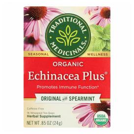 Organic Echinacea Plus Herbal Tea 16 Ct