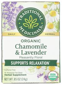 Organic Chamomile Lavender Herbal Tea 16 Ct