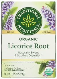 Organic Licorice Root Herbal Tea 16 Ct