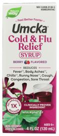 Umcka Cold & Flu Berry Syr 4 Oz