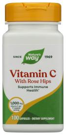 Vit C 500 W/ Rose Hips 100 Cap