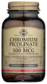 Chromium Picolinate 500 Mcg 60 Veg