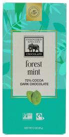 Fair Trade Forest Mint 72% Cocoa Dark Chocolate Bar 3 Oz