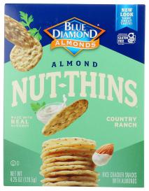 Gluten-free Country Ranch Almond Nut-thins Crackers 4.25 Oz