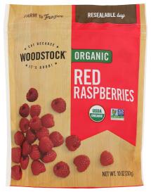 Organic Frozen Red Raspberries 10 Oz