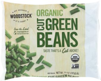 Organic Frozen Cut Green Beans 10 Oz