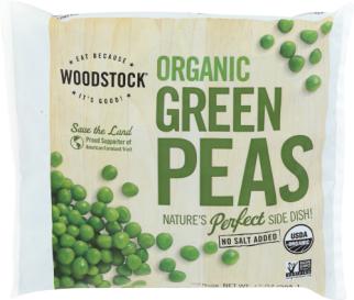 Organic Frozen Green Peas 10 Oz