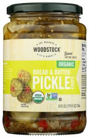 Pickles Bread & Butter Org 24 Oz