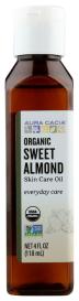 Org Sweet Almond Oil 4 Oz