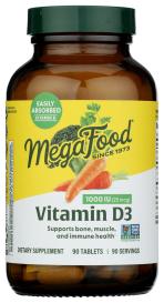 Vitamin D-3 1000iu 90 Tab