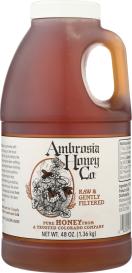 Ambrosia Raw Strained Honey Jug 48 Oz