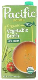 Organic Low Sodium Vegetable Broth 32 Oz