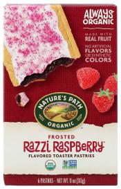 Organic Fair Trade Frosted Razzi Raspberry Toaster Pastries 11 Oz