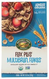 Organic Flax Plus Multi-bran Flakes Cereal 13.2 Oz