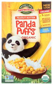 Organic Gluten-free Envirokidz Peanut Butter Panda Puffs Cereal 10.6 Oz