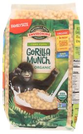 Organic Gluten-free Envirokidz Gorilla Munch Corn Puffs Cereal 22.9 Oz