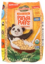 Organic Gluten-free Envirokidz Peanut Butter Panda Puffs Cereal 24.7 Oz