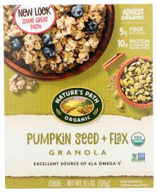 Organic Pumpkin Seed & Flax Granola 11.5 Oz