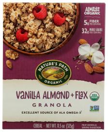 Organic Vanilla Almond & Flax Granola 11.5 Oz