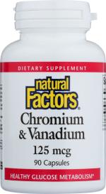 Chromium/vanadium 100mcg/25mc 90 Cap