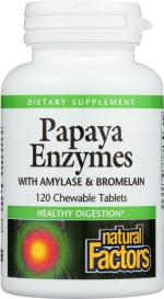 Chewable Papaya Enzymes 120 Chw