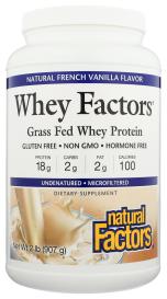 Whey Factors Vanilla 32 Oz