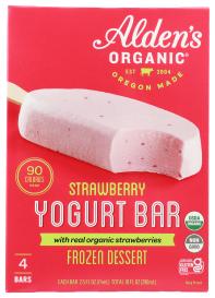 Yogurt Bar Strawberry Org 4/2.5 2.5 Oz