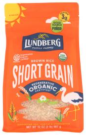 Rice Brown Short Org 32 Oz