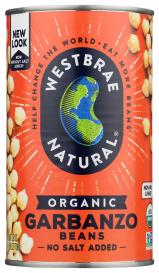 Organic No Salt Added Garbanzo Beans 25 Oz