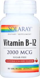 Vitamin B12 2000mcg 90 Loz