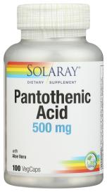 Pantothenic Acid-500 100 Cap