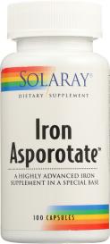 Iron Asporotate 18 Mg 100 Cap