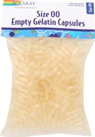 Empty Gel Caps 00 Size 500 Cap