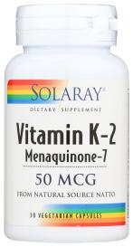Vitamin K2 50mcg 30 Veg
